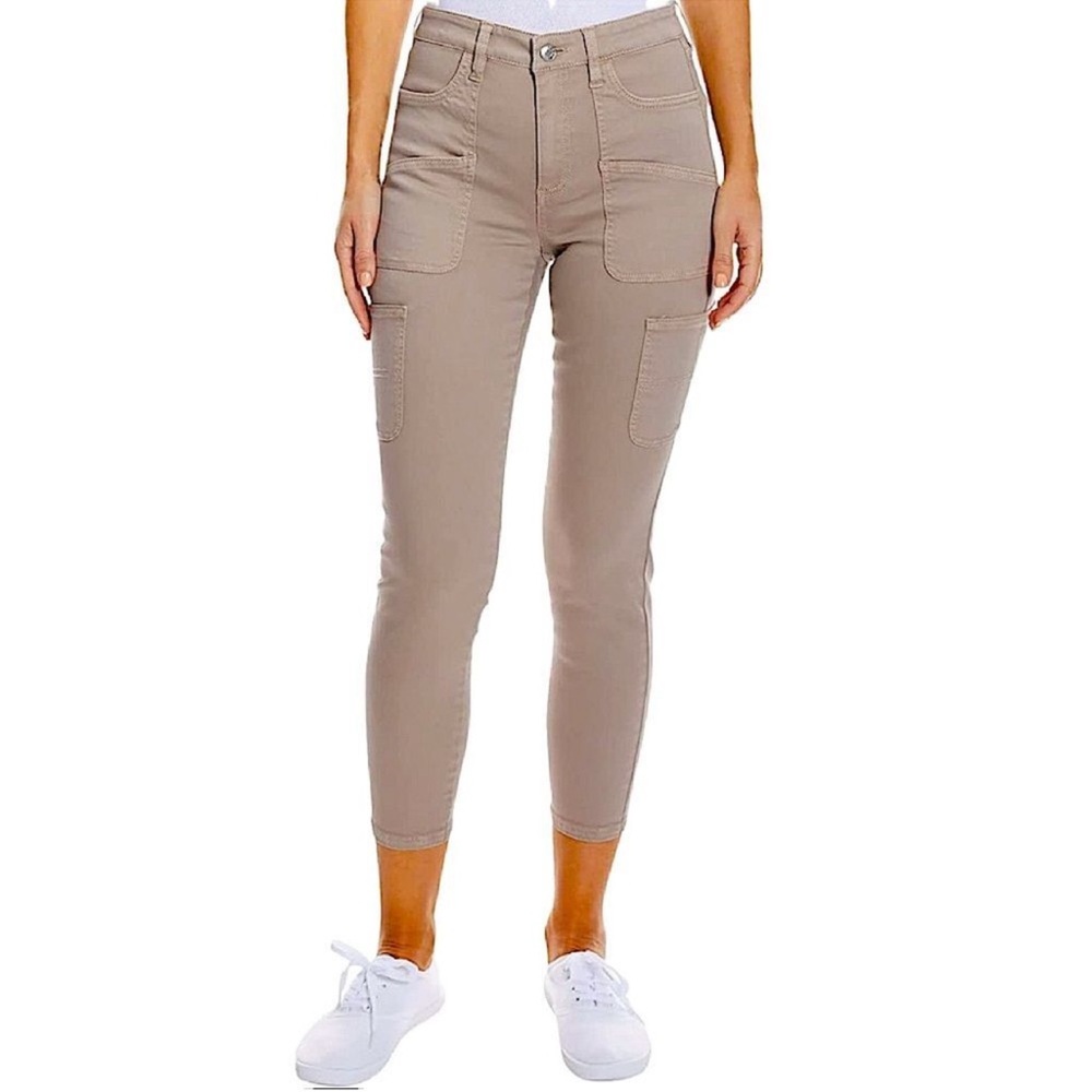 Oat New York High Rise Skinny Ankle Cargo Jeans
